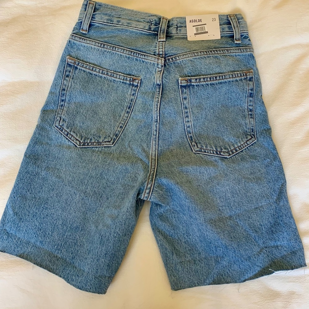 AGOLDE 90's Pinch Waist Cutoff Short, Size 23
